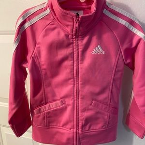 Adidas Pink 2-piece Track set Sz 3T